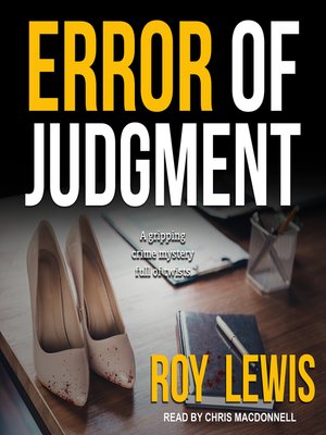 cover image of Error of Judgment